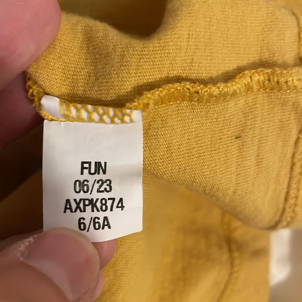 Carter’s taco on the go long sleeve mustard yellow - Picture 5 of 5